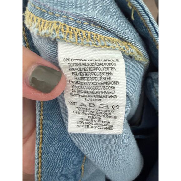 Free People Just Float On Flare High Rise Light Wash Retro Jeans 26 - Picture 4 of 5